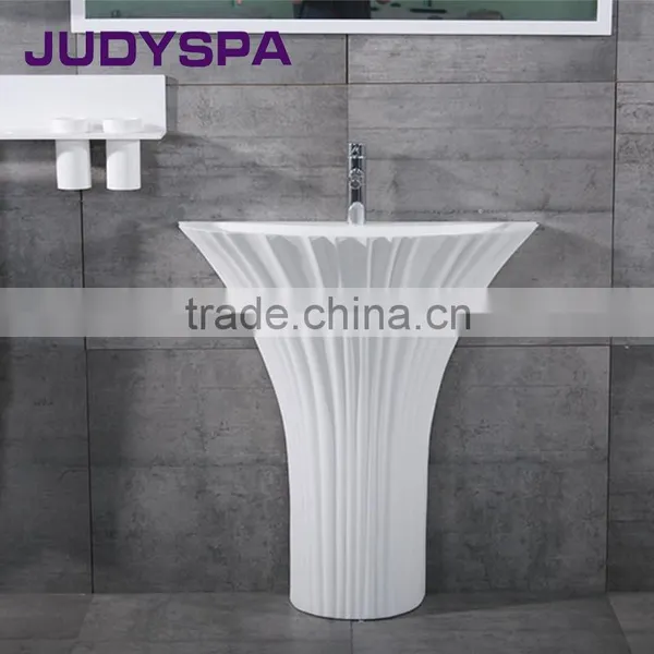 Freestanding Cast Stone Washing Basin BA2026 photo-3