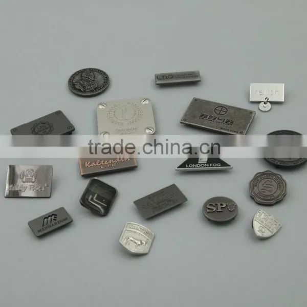 Personalised Metal Accessories Clothing Metal Lapel Pins Garment Labels photo-4