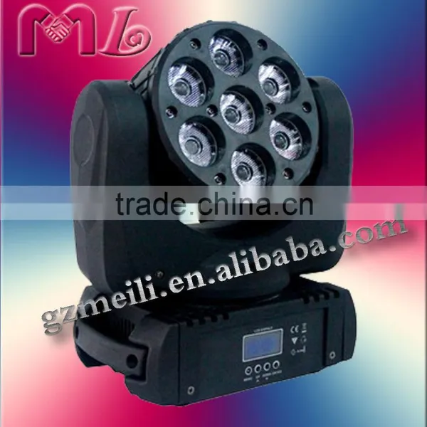 Small Size 7pcs Rgbw Moving Head Narrow Sharpy Beam Led Beam Lights photo-2