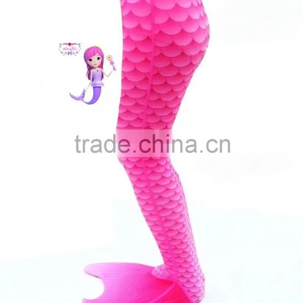 Mermaid Tail Girls Printing One Piece Bath Suit Swimwear