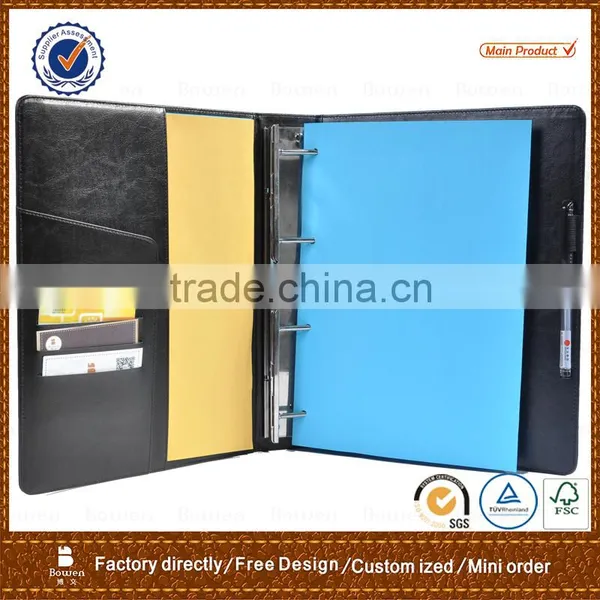 OEM 4 Post Binder Document Folder/A4 Leather File Folder photo-2