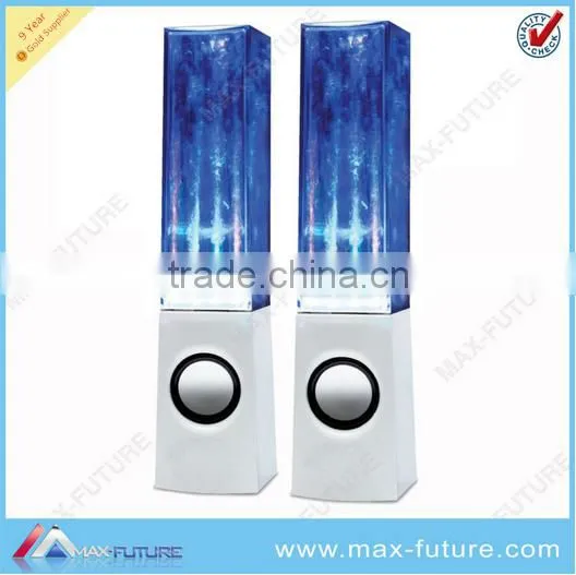 2.0 Channel Water Dancing Mini Speaker,With Sound Responsive Light Display
