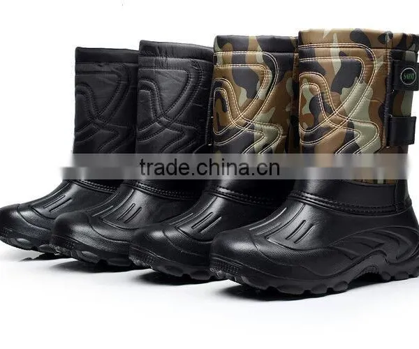 2016 Wholesale Waterproof Man High Ankle Long Fishing Shoes for Fishing photo-3