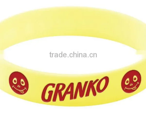 Custom Logo Silicone Rubber Kids Bracelet photo-2