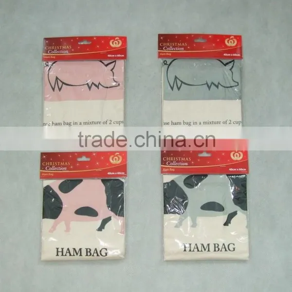100% Cotton Multi-functional Keep Fresh Ham Bag Shopping Bag photo-6