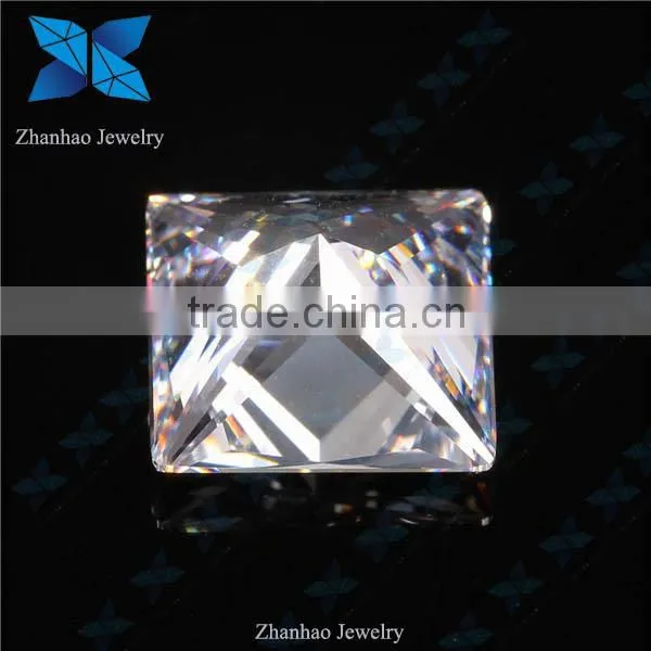 Women White Large cz Stone