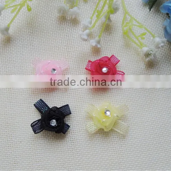 Wholesale Organza Rosettes for Craft Decoration