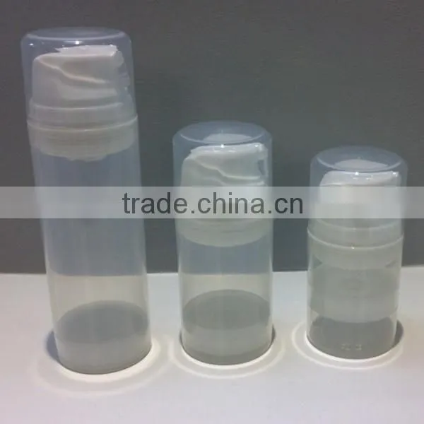 Plastic Airless Bottle pp Airless Bottle With Pump Empty Cosmetic Jar
