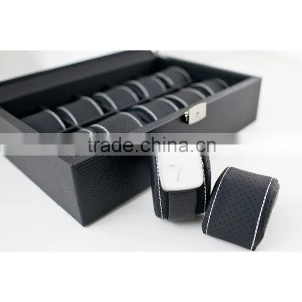 High Quality Fashion Leather Wood Box Packaging photo-3