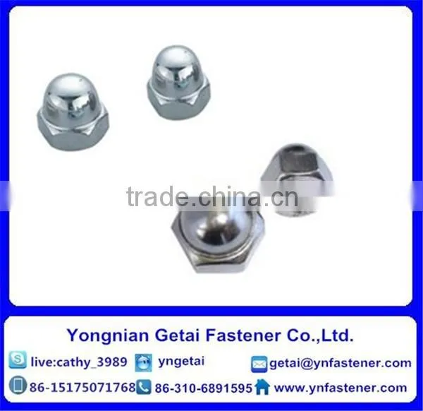 DIN 1587/DIN 917 Hexagon/Flange Cap Nuts M3-M24 Galvanized photo-6