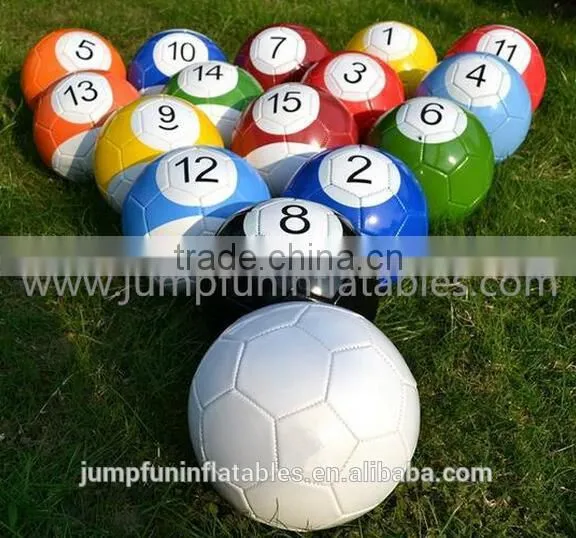 2016 New Inflatable Sports Game, Inflatable Snooker Football, Adults Inflatable Billiard Football Table photo-2