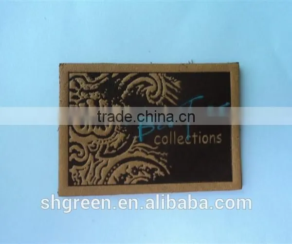 Durable Genuine Cowhide Leather Labels photo-5