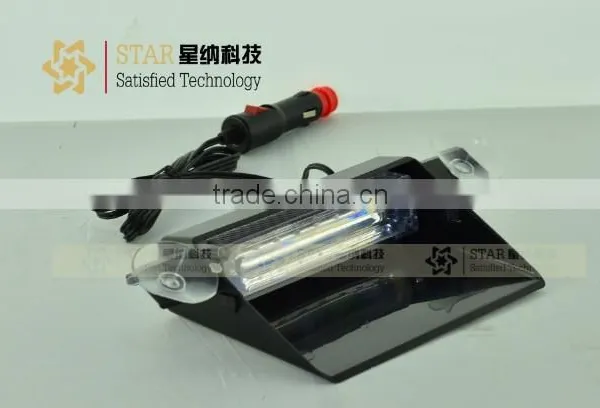 Factory Price Auto Interior Warning Strobe Light Led Bule Visor Light for Car(XN-S6-3) photo-3