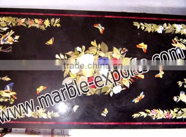 Decorative Marble Tables, Marble Inlay Dining Table Top photo-4