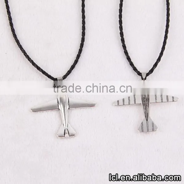 Low Price Airplane Necklace , Hot Sale Airplane Pendant Short Chain Necklace photo-2