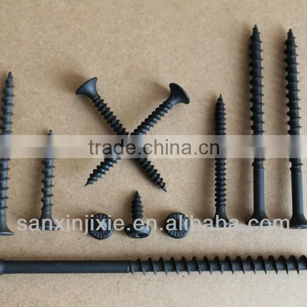 Countersunk Philips Bugle Head Grey Phosphate Drywall Screws