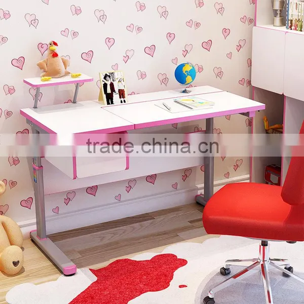 Ergo-comfort Height Adjustable Desk Work Space for Children Study Desk & Chair Sets Kids Portable Writing Desk for Teens photo-4