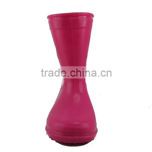 Girl Pure Color Light Pvc Rain Boots Cheap PVC Rain Boots photo-3