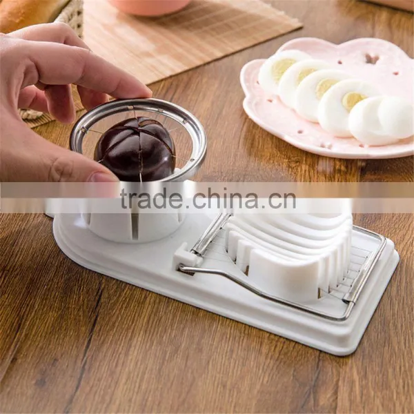 2 in 1 Multifunction Egg Cutter Master Kitchen Food Egg Slicer photo-2