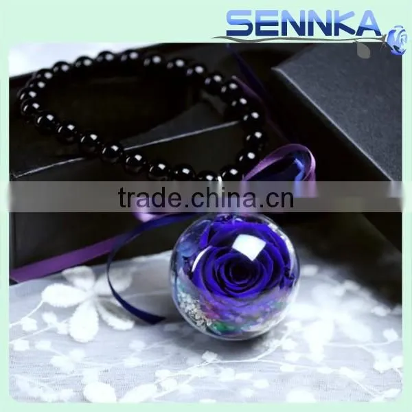 Luxury Handcraft Rose Car Hangings Preserved Fresh Rose photo-2