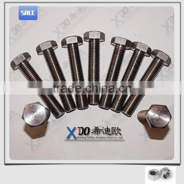 Alloy601/2.4851. Alloy625 / 2.4856. Alloy600 / 2.4816 Full Thread Stainless Steel Hex Bolt photo-3