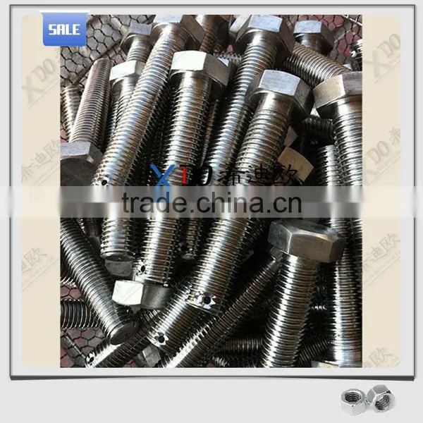 Alloy 800 . Alloy800H. Alloy825 . Alloy925stainless Steel Fasteners Full Thread Hex Bolts photo-4