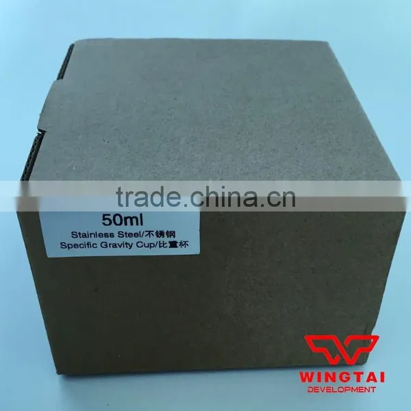 High Precision 50ml Capacity Stainless Steel/Aluminum Density Cup photo-6