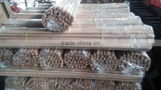1200 x 22mm Wood Grain PVC Broom Handle - Vietnam Origin photo-3