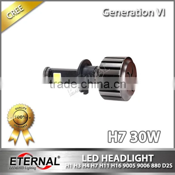 60W/pr Universal Size LED Headlight Bulb Replacement H1 H3 H4 H7 H11 H13 9005 9006 880 D2S Car Automotive Led Headlight Bulb Kit photo-2
