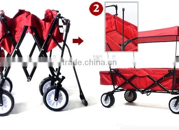 Camping Foldable Pull Cart Lovely Baby Trolley photo-6