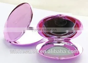 Plastic Plating Colourful Folding Portable Pocket Mirror photo-2
