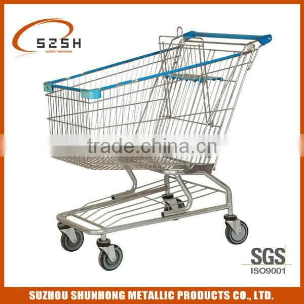 Supermarket shopping trolley cart