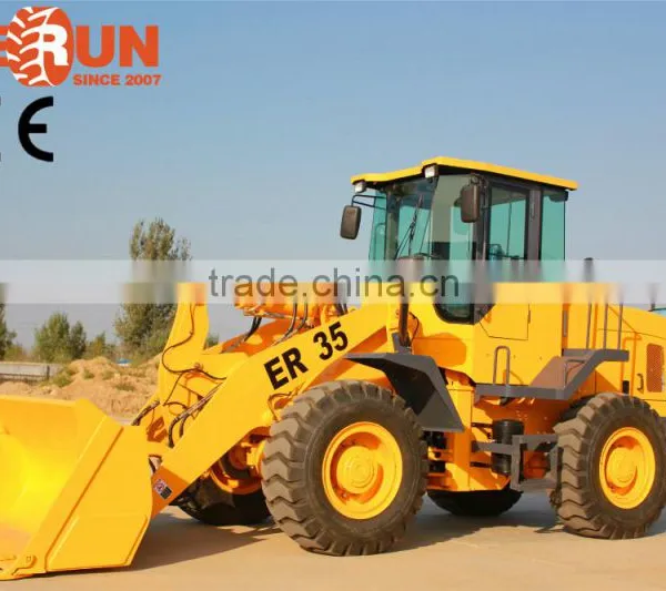 3 Ton Everun Brand New Front End Loader With Sweeper For Sale photo-4