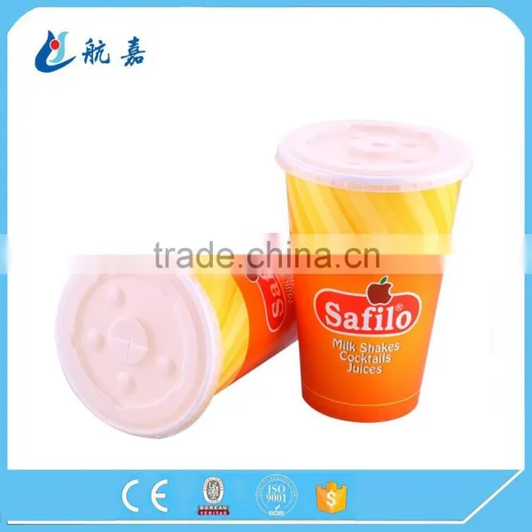 Paper Raw Material PE Lining Disposable Paper Cups With Flat Lids photo-3