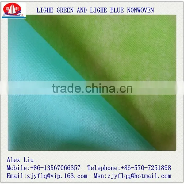 Blue and Green Non-woven Fabric Made in China Factory / pp Nonwoven Fabric / pp Non Woven Fabric photo-3