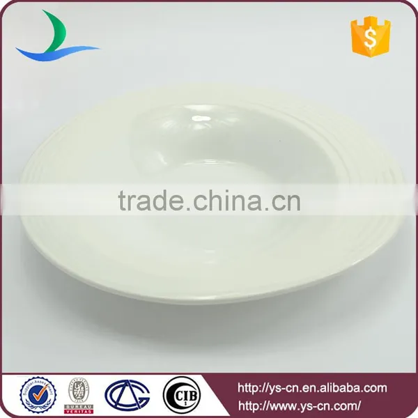 Wholesale Hand Made Cheap Porcelain Food Plate for Pasta photo-5