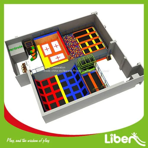 Kids Fun Indoor Trampoline Park Basketball photo-2