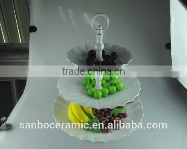 Colors Stand for Wedding Cake, Metal Cake Stand 3 Tiers Big Size for Display photo-2