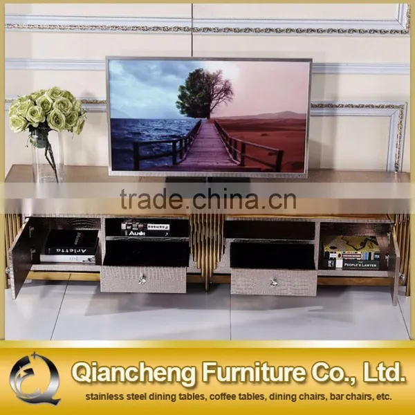 Stainless Steel Frame Wall TV Cabinet Wholesale photo-2
