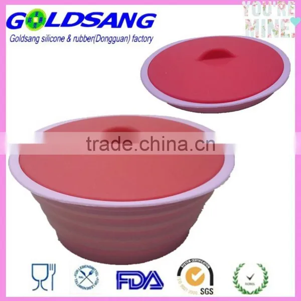Silicone Feeding Bowl Water Dish Collapsible Travel Portable Bowl photo-3
