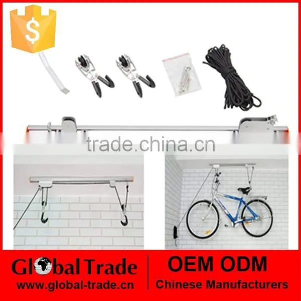 A1733 Bike Lane Bicycle Garage Storage Lift Bike Hoist 100LB Capacity Heavy Duty