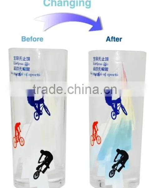 Magic Item Cold Color Changing Beverage Glass Cup photo-2