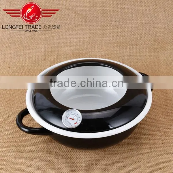 High Quality and Safty Kitchen Use OEM Enamel Crock Pot/enamel Slow Cooker photo-3