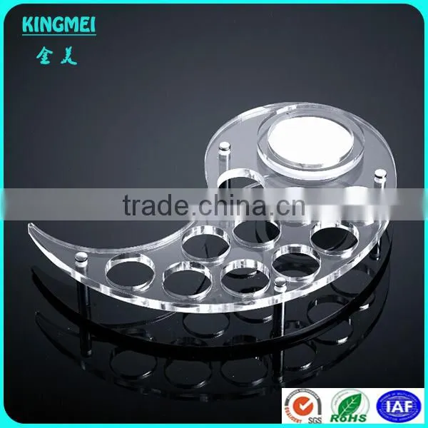 Round Shape Acrylic Wine Rack & Lucite Beer Cup Stand Holder & Wine Display Stand photo-2