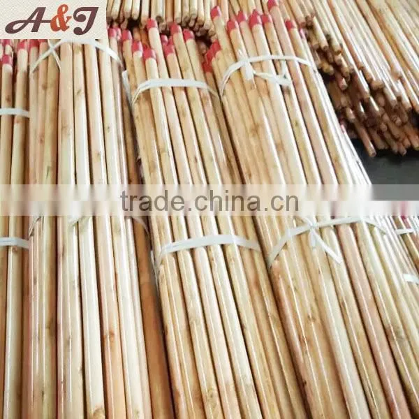 Durable Wooden Mop Handle With 5 cm Red Cap photo-4