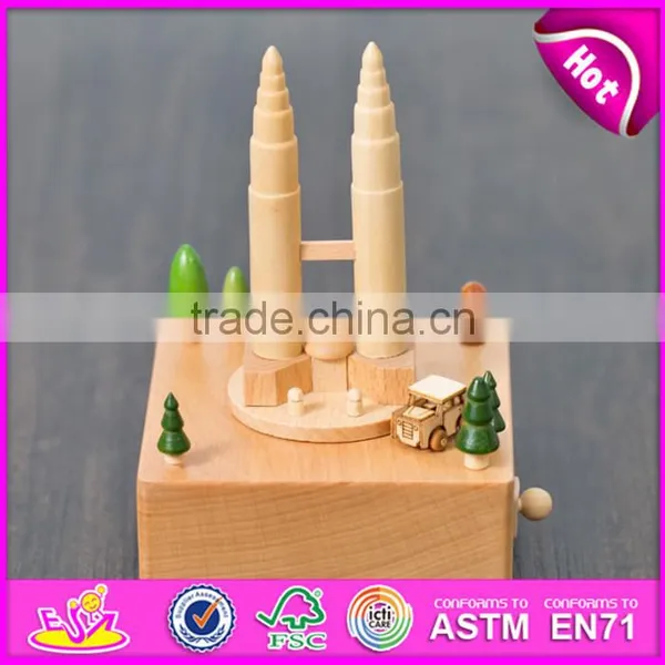 Customize Lovely Gifts Wooden Baby Music Box W07B043 photo-6