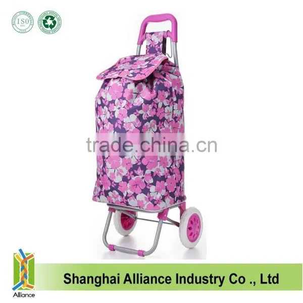 Wholesale Portable Folding Shopping Trolley Bag With Wheels