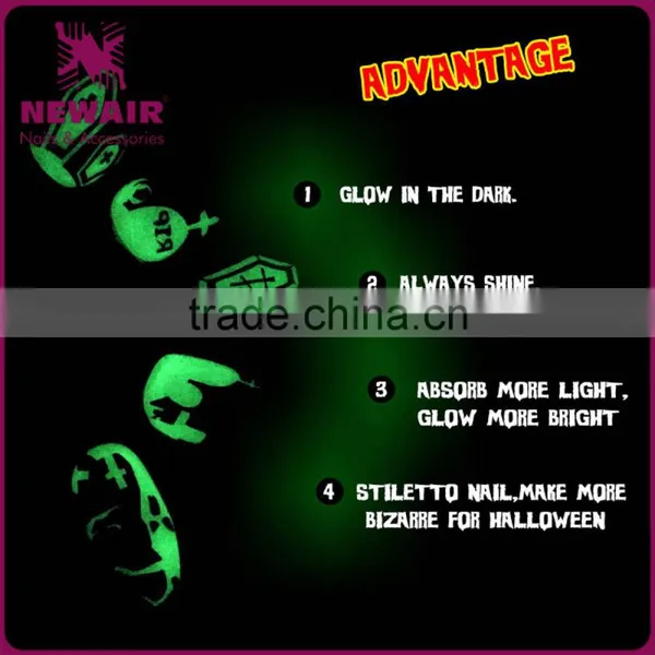 High Quality Full Cover Customized Holloween Nail Art Design photo-2