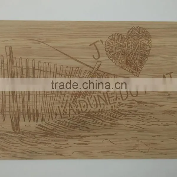 Fancy Laser Engraved Bamboo Card photo-5