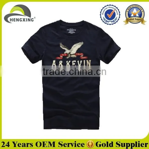 Fashion 100% Cotton Cheap Men's Custom Printed T-shirt photo-3